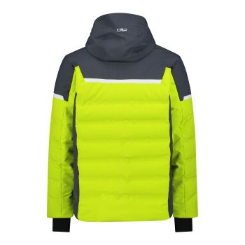 CMP MAN JACKET ZIP HOOD, muška skijaška jakna, žuta