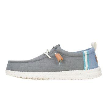 Heydude WALLY SUMMER LINEN, muške tenisice za slobodno vrijeme, siva