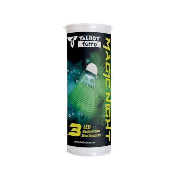 Talbot Torro MAGIC NIGHT LED, loptica za badminton, zelena