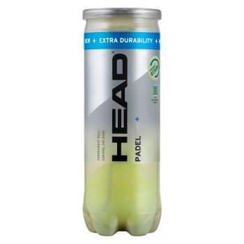 Head PRO+ 3 PADEL BALLS, lopta padel, žuta