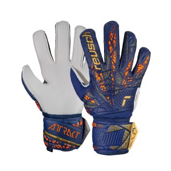 Reusch ATTRAKT SOLID, muške nogometne rukavice, plava
