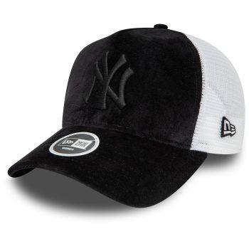 New Era WMNS VELOUR TRUCKER NEYYAN, kapa, crna