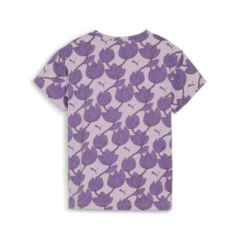 Puma ESS+ BLOSSOM AOP TEE G, dječjamajica, roza