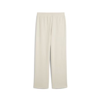 Puma ESS SMALL NO. 1 LOGO COMFORT STRAIGHT PANTS TR OP, ženske hlače, bež