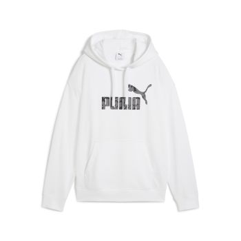 Puma ESS NATURE 2.0 COMFORT HOODIE TR, ženski pulover, bijela