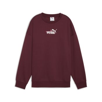 Puma ESS NATURE 2.0  OVERSIZED CREW FL, ženski  pulover, crvena