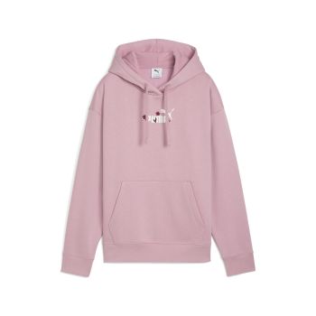Puma ESS NATURE 2.0 COMFORT HOODIE FL, ženski pulover, roza