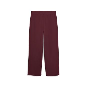 Puma ESS NATURE 2.0 COMFORT LOGO STRAIGHT PANTS FL OP, ženske hlače, crvena