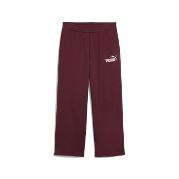 Puma ESS NATURE 2.0 COMFORT LOGO STRAIGHT PANTS FL OP, ženske hlače, crvena