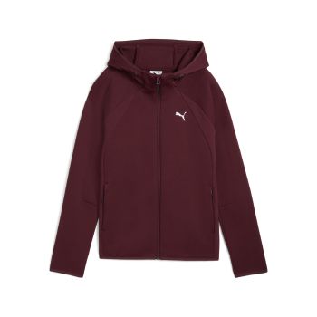 Puma EVOSTRIPE FULL-ZIP HOODIE DK, ženska jakna, crvena
