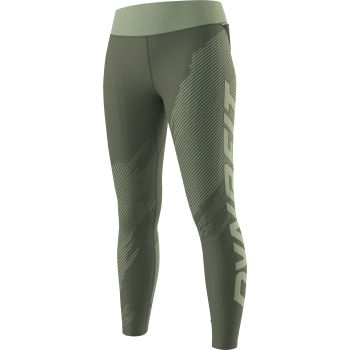 Dynafit ULTRA GRAPHIC LON TIGHTS W, ženske tajice, zelena