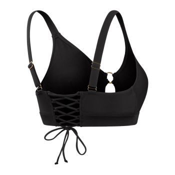 Speedo SPDSCU TRI BKNITP AF, ženski kupaći bikini, crna