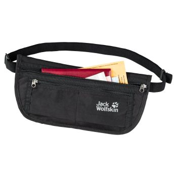 Jack Wolfskin DOCUMENT BELT DE LUXE, torbica oko struka, crna