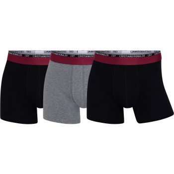 Cr7 BASIC TRUNK 3-PACK, muški donji veš, crna