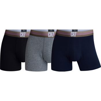 Cr7 BASIC TRUNK 3-PACK, muški donji veš, crna