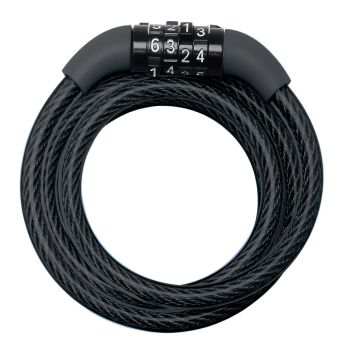 Masterlock 8143 ŠTEVILKE 1,2M, lokot, crna
