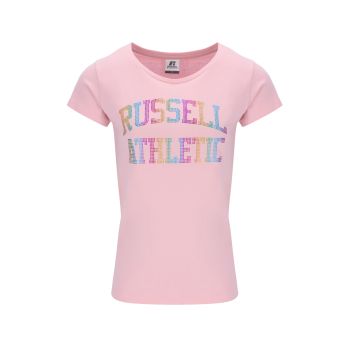 Russell Athletic AUTUMN S/S CREWNECK TEE SHIRT, ženska majica, roza