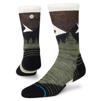 Stance WOOL CREW, muške planinarske čarape, zelena