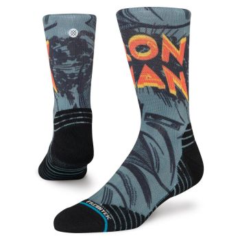 Stance IRON MAN CREW, muške planinarske čarape, siva