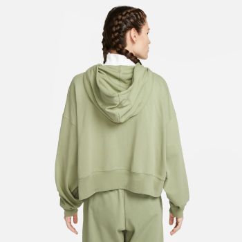 Nike W NSW JRSY OS PO HOODIE, ženski pulover, zelena
