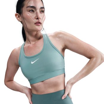 Nike W NK SWSH MED SPT BRA, ženski sportski top, zelena