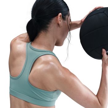 Nike W NK SWSH MED SPT BRA, ženski sportski top, zelena