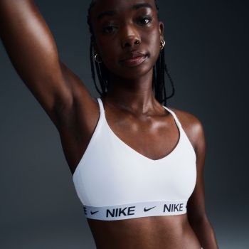 Nike W NK DF INDY LGT SPT BRA, ženski sportski top, bijela