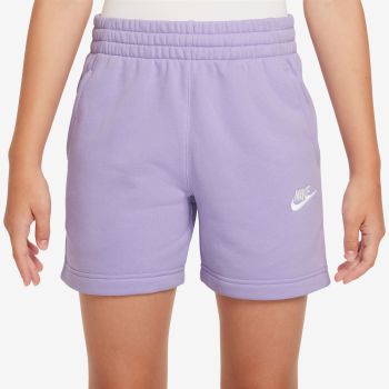 Nike G NSW CLUB FT 5IN SHORT LBR, dječje kratke hlače, ljubičasta