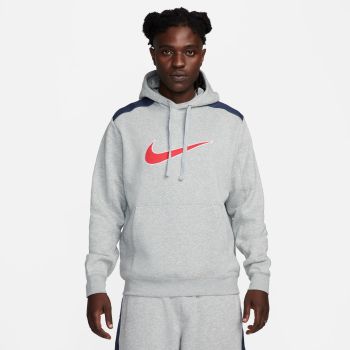 Nike M NSW SP FLC HOODIE BB, muški pulover, siva