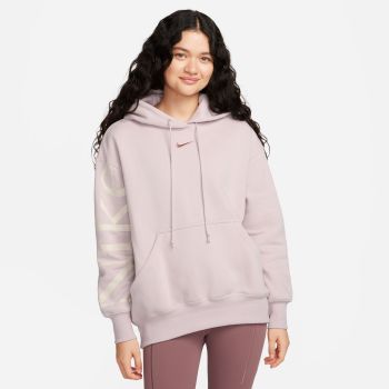 Nike W NSW PHNX FLC OS LOGO HDY, ženski pulover, roza