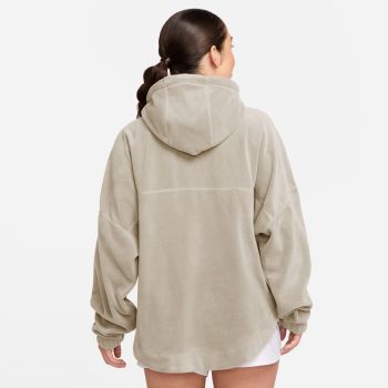 Nike W NK ONE TF PO HOODIE POLAR, ženski pulover, bež