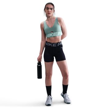 Nike W NP INDY PLUNGE BRA BOLD, ženski sportski top, zelena