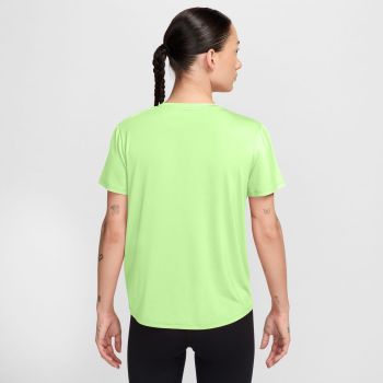 Nike W NK ONE SWSH HBR DF SS TOP, ženska majica za trčanje, zelena