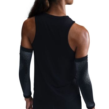 Nike W NK ONE SWSH HBR DF TANK, ženska majica za trčanje, crna