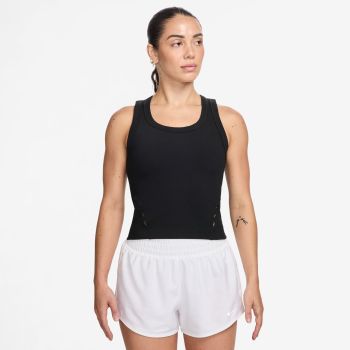 Nike W NK ONE FITTED DF TANK CPSL, majica, crna