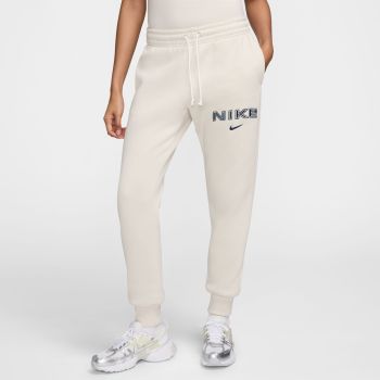 Nike W NSW PHNX FLC MR STD LOGO PNT, ženske hlače, bijela
