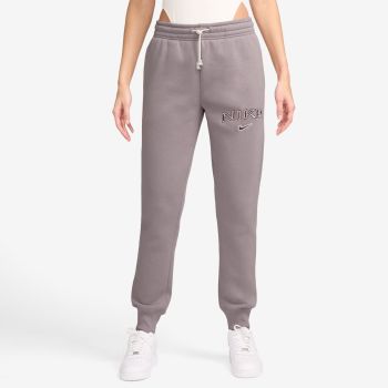 Nike W NSW PHNX FLC MR STD LOGO PNT, ženske hlače, siva