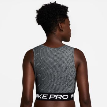 Nike W NP DF CROP TANK AOP, majica, siva