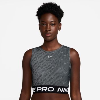 Nike W NP DF CROP TANK AOP, majica, siva