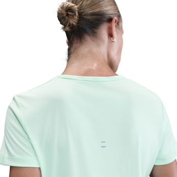 Nike W NK TEMPO SWSH HBR DF SS TOP, ženska majica za trčanje, zelena