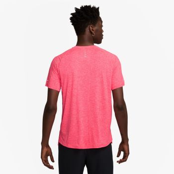 Nike M NK DFADV STRIDE SS TOP, muška majica za trčanje, crvena