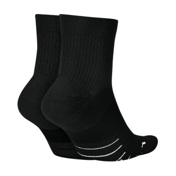 Nike U NK MLTPLIER ANKLE 2PR, muške čarape za trčanje, crna