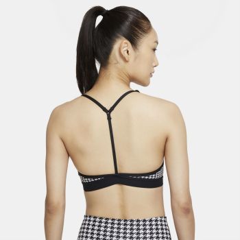 Nike DRI-FIT INDY ICON CLASH T-BACK SPORTS BRA, ženski sportski top, crna