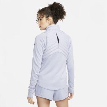 Nike THERMA-FIT RUN DIVISION HYBRID RUNNING JACKET, ženska majica za trčanje, ljubičasta