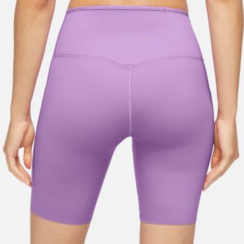 Nike W NK DF GO MR 8IN SHORT, ženske tajice za trčanje, ljubičasta