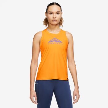 Nike W NK TRAIL DF TANK, ženska majica za trčanje, narančasta
