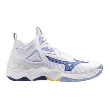 Mizuno WAVE MOMENTUM 3 MID, muške tenisice, bijela