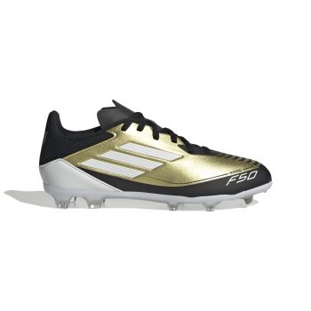 Adidas F50 LEAGUE FG/MG J MESSI, dječje kopačke za nogomet, zlatna