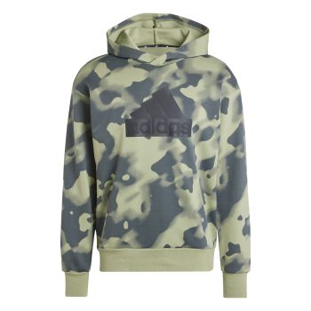Adidas M FI BOS HD AOP, muški pulover, zelena