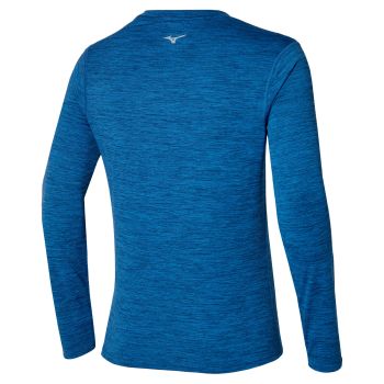 Mizuno IMPULSE CORE LS TEE, muška majica za trčanje, plava